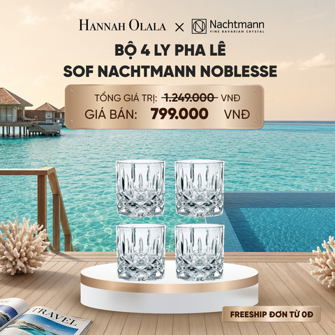  BỘ 4 LY PHA LÊ SOF NACHTMANN NOBLESSE_ D1933 