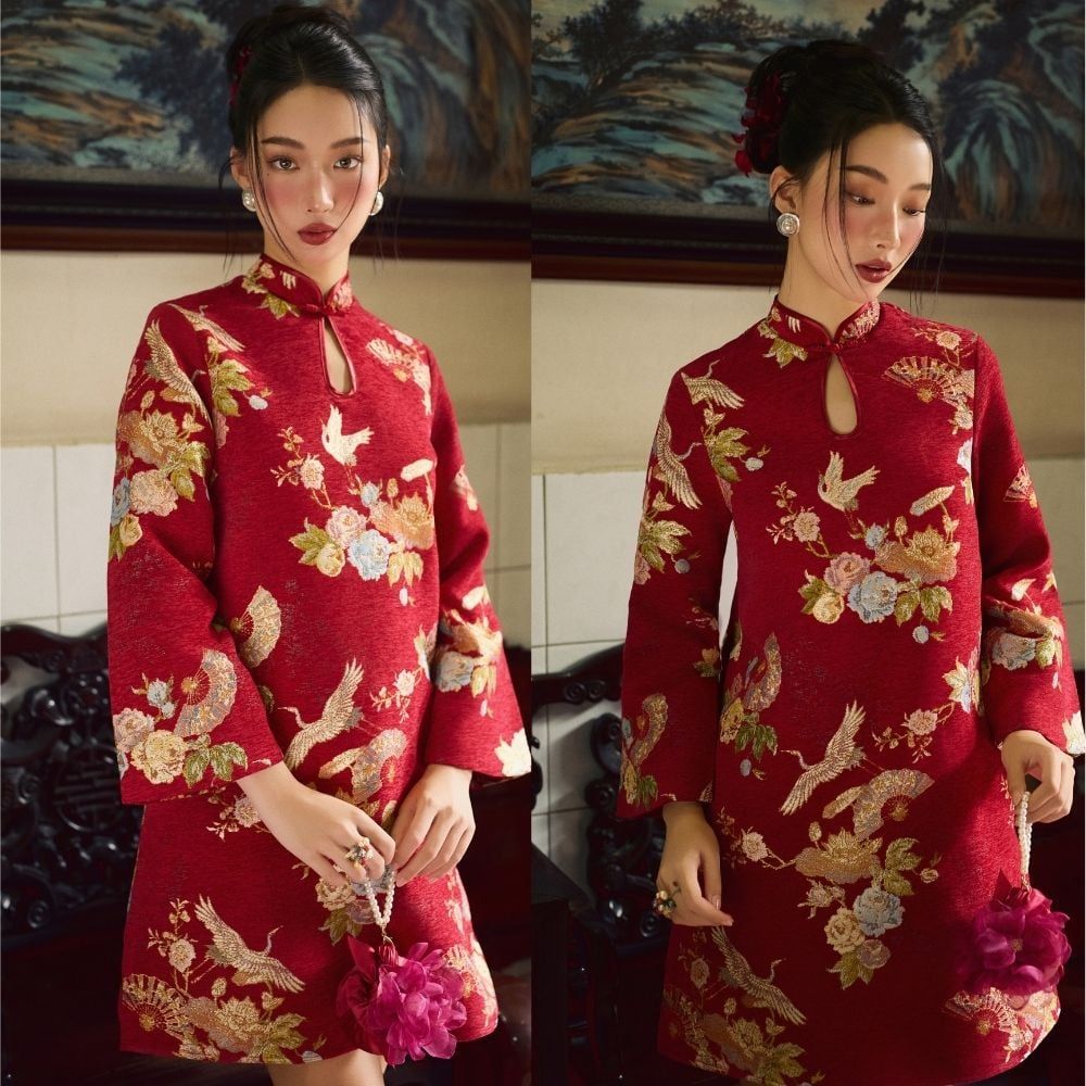  A633_DEAL 9: ĐẦM MẶC TẾT XUÂN Ý 