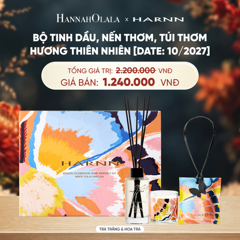  BỘ TINH DẦU, NẾN THƠM, TÚI THƠM (80ML, 100ML, 30G) HƯƠNG THIÊN NHIÊN [DATE: 10/2027] -  A5411 