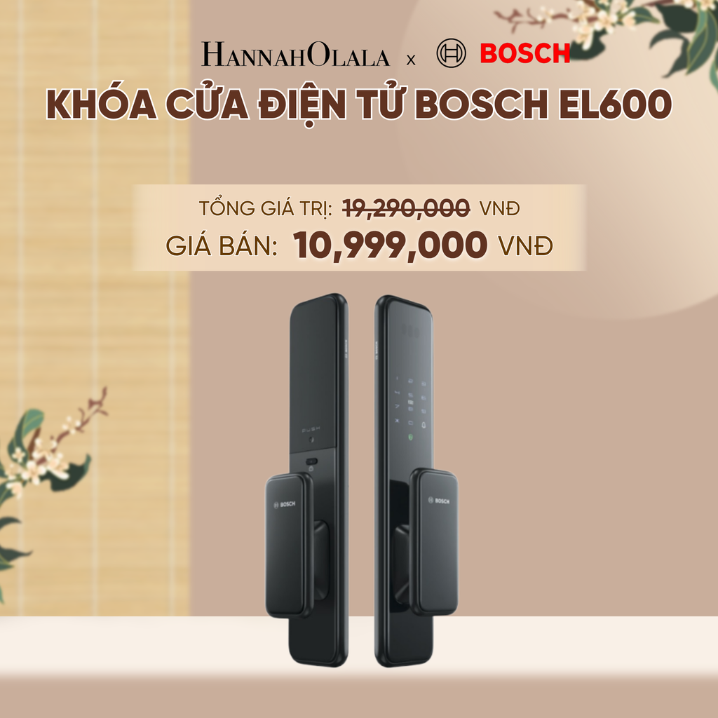  KHÓA CỬA ĐIỆN TỬ BOSCH EL600 - A1324 