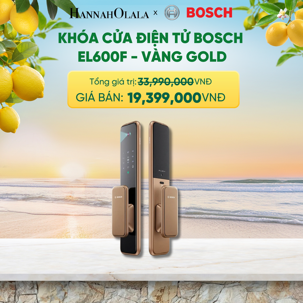  KHÓA CỬA ĐIỆN TỬ BOSCH EL600F - A1870 