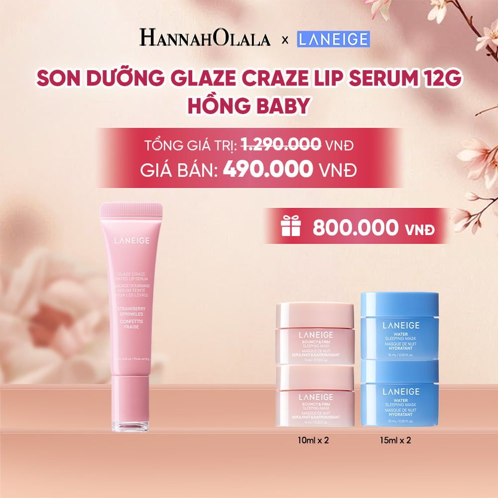  SON DƯỠNG CÓ MÀU LANEIGE LIP CRAZE SERUM 12G - A2019 