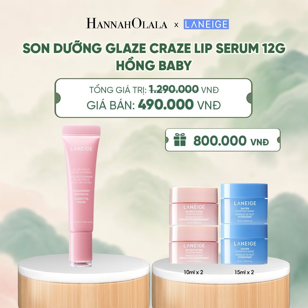  SON DƯỠNG CÓ MÀU LANEIGE LIP CRAZE SERUM 12G - A1643 