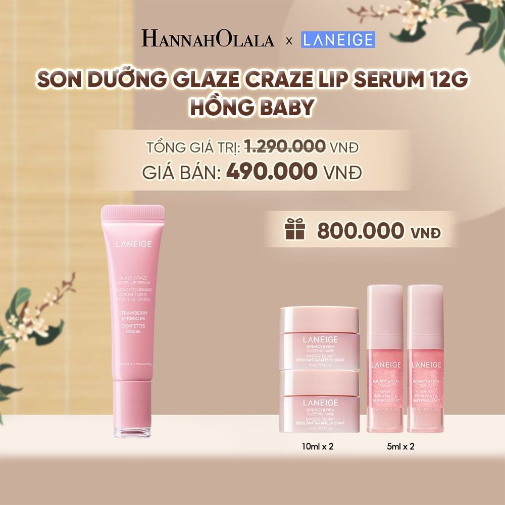  SON DƯỠNG CÓ MÀU LANEIGE LIP CRAZE SERUM 12G - A559 