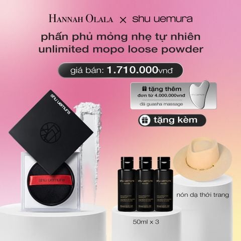  PHẤN PHỦ DẠNG BỘT MỎNG NHẸ CỐ ĐỊNH LỚP NỀN SHU UEMURA UNLIMITED MOPO FIXING LOOSE POWDER 15G_A536 