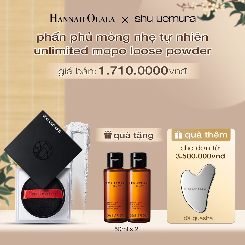  PHẤN PHỦ DẠNG BỘT MỎNG NHẸ CỐ ĐỊNH LỚP NỀN SHU UEMURA UNLIMITED MOPO FIXING LOOSE POWDER 15G - A681 