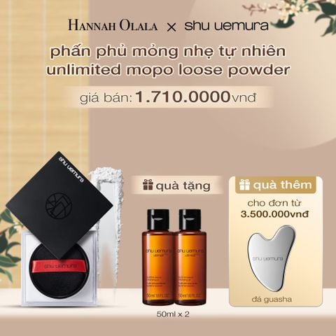  PHẤN PHỦ DẠNG BỘT MỎNG NHẸ CỐ ĐỊNH LỚP NỀN SHU UEMURA UNLIMITED MOPO FIXING LOOSE POWDER 15G - A681 