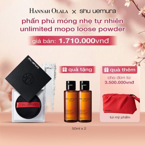  PHẤN PHỦ DẠNG BỘT MỎNG NHẸ CỐ ĐỊNH LỚP NỀN SHU UEMURA UNLIMITED MOPO FIXING LOOSE POWDER 15G - A1963 