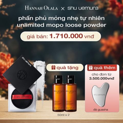 PHẤN PHỦ DẠNG BỘT MỎNG NHẸ CỐ ĐỊNH LỚP NỀN SHU UEMURA UNLIMITED MOPO FIXING LOOSE POWDER 15G - A154 