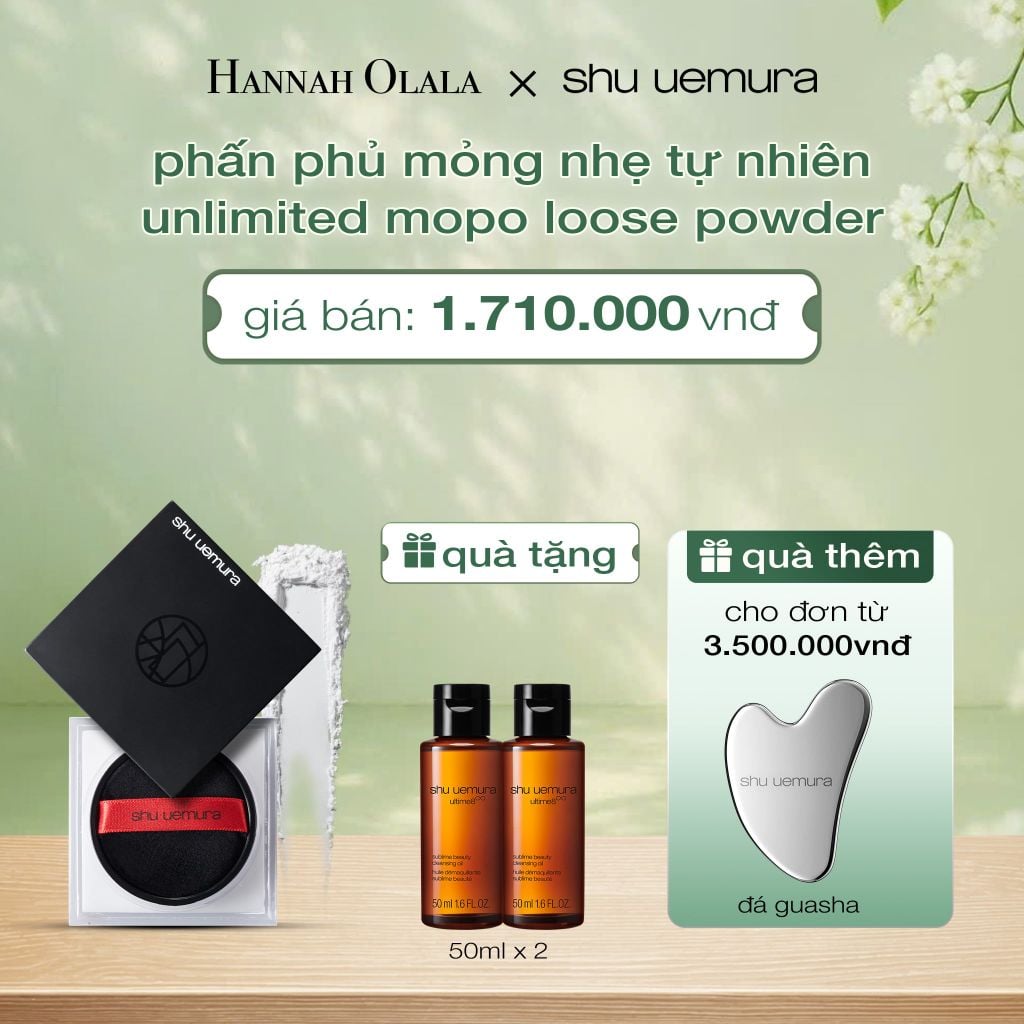  PHẤN PHỦ DẠNG BỘT MỎNG NHẸ CỐ ĐỊNH LỚP NỀN SHU UEMURA UNLIMITED MOPO FIXING LOOSE POWDER 15G - A681 