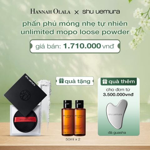  PHẤN PHỦ DẠNG BỘT MỎNG NHẸ CỐ ĐỊNH LỚP NỀN SHU UEMURA UNLIMITED MOPO FIXING LOOSE POWDER 15G - A681 