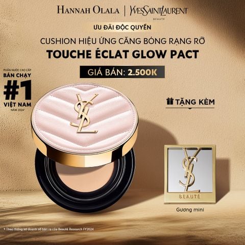  E556: DEAL 4: CUSHION HIỆU ỨNG CĂNG BÓNG YSL TOUCHE ÉCLAT GLOW PACT 