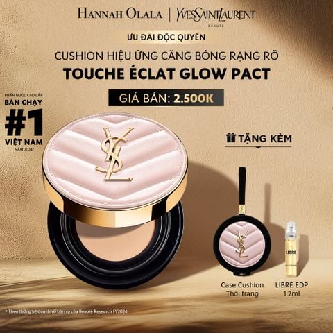  E553: DEAL 3: CUSHION HIỆU ỨNG CĂNG BÓNG YSL TOUCHE ÉCLAT GLOW PACT 