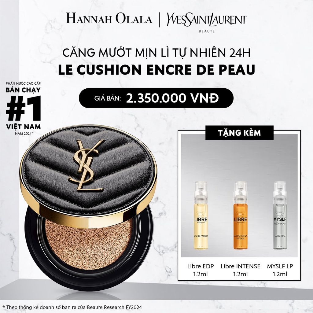  DEAL 12: CUSHION CĂNG MƯỚT MỊN LÌ YSL EDP LE CUSH 