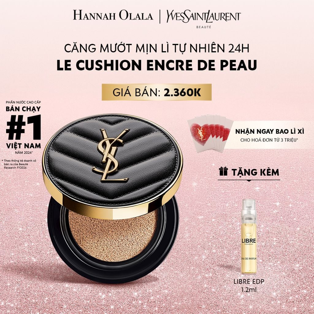  DEAL 1: CUSHION CĂNG MƯỚT MỊN LÌ YSL EDP LE CUSH 