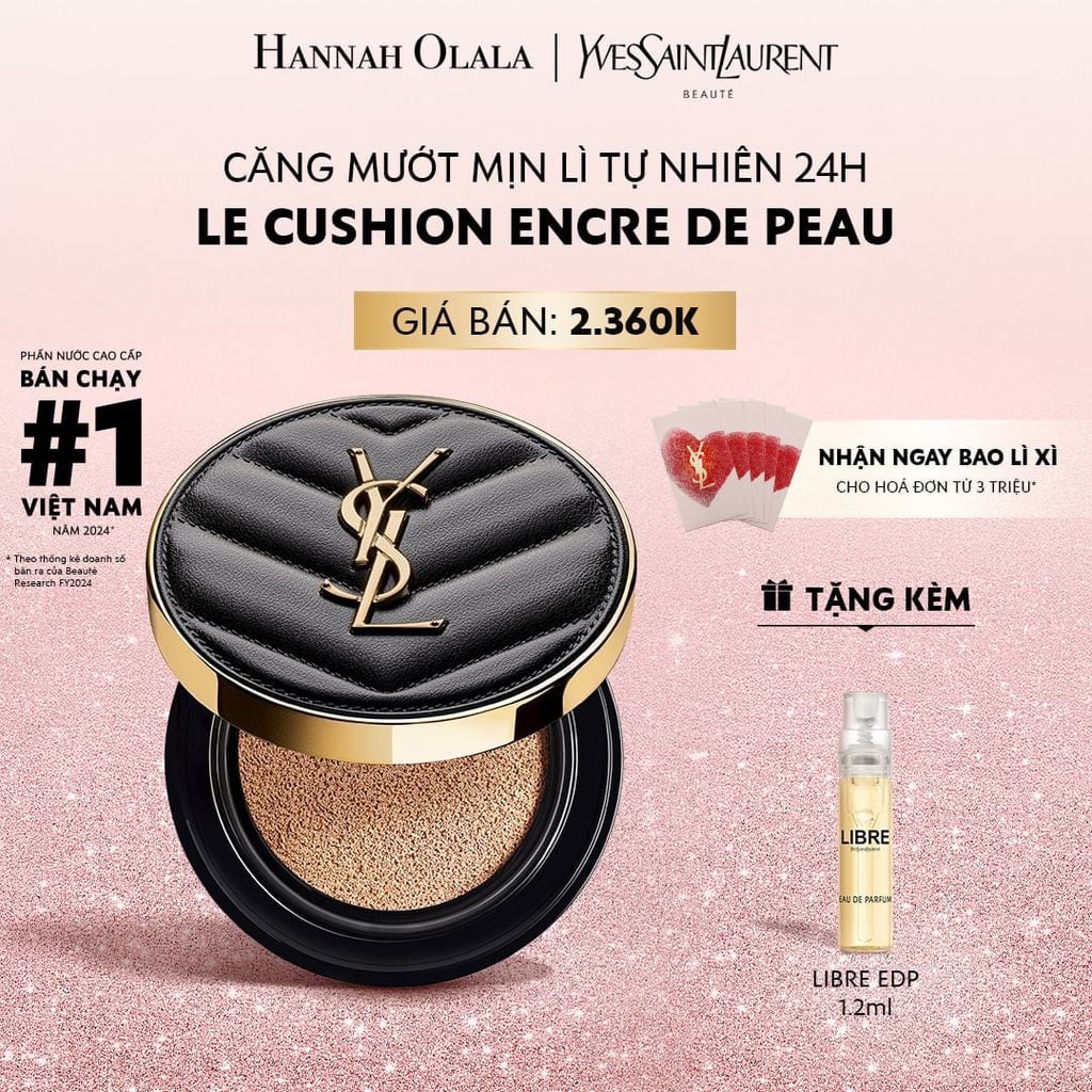  E42_DEAL 1: CUSHION CĂNG MƯỚT MỊN LÌ YSL EDP LE CUSH 