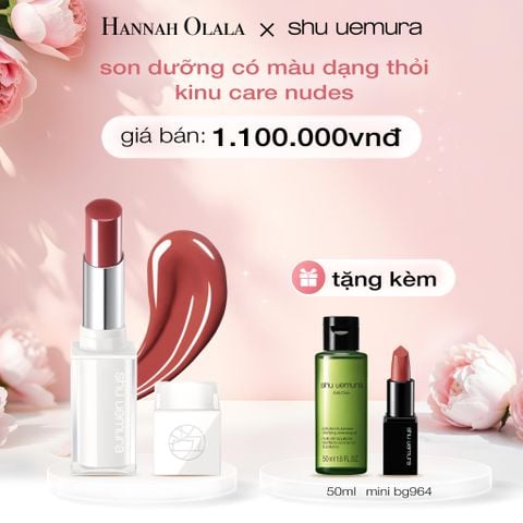  E483: DEAL 5: SON DƯỠNG MÔI CÓ MÀU DẠNG THỎI SHU UEMURA KINU CARE NUDES 