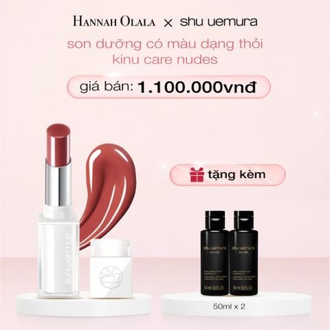  E283_DEAL 5: SON DƯỠNG MÔI CÓ MÀU DẠNG THỎI SHU UEMURA KINU CARE NUDES 
