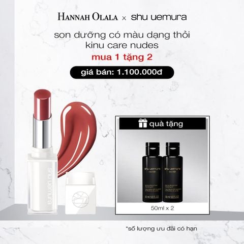  DEAL 5: SON DƯỠNG MÔI CÓ MÀU DẠNG THỎI SHU UEMURA KINU CARE NUDES 