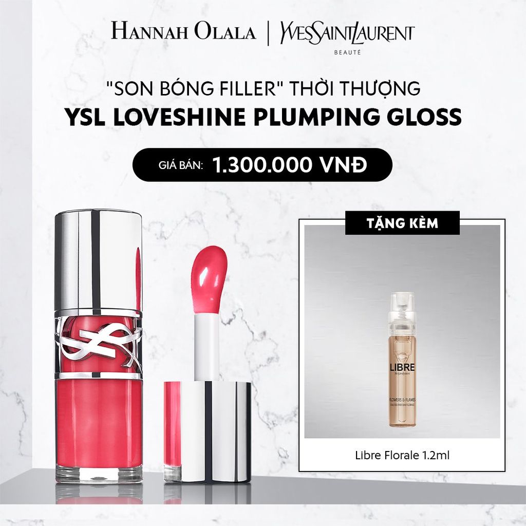  DEAL 16: SON BÓNG THỜI THƯỢNG YSL LOVESHINE PLUMPING LIP OIL GLOSS 