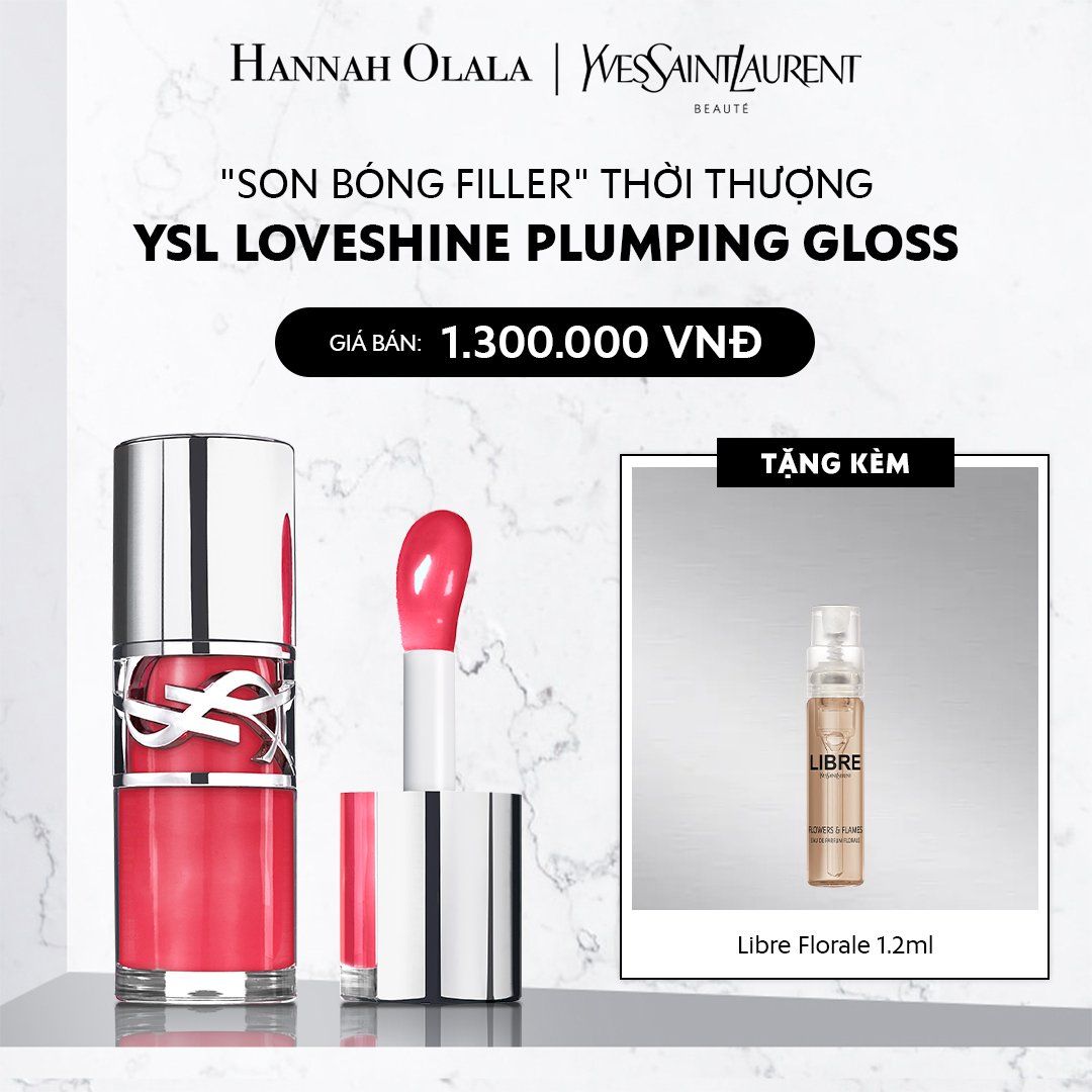  DEAL 16: SON BÓNG THỜI THƯỢNG YSL LOVESHINE PLUMPING LIP OIL GLOSS 