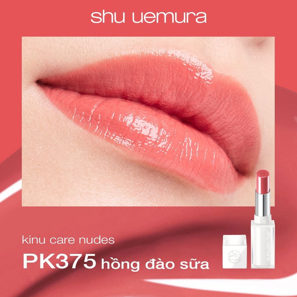 DEAL 8: [BST SPRINGFUL BEATS] SON DƯỠNG MÔI CÓ MÀU DẠNG THỎI SHU UEMURA KINU CARE NUDES 