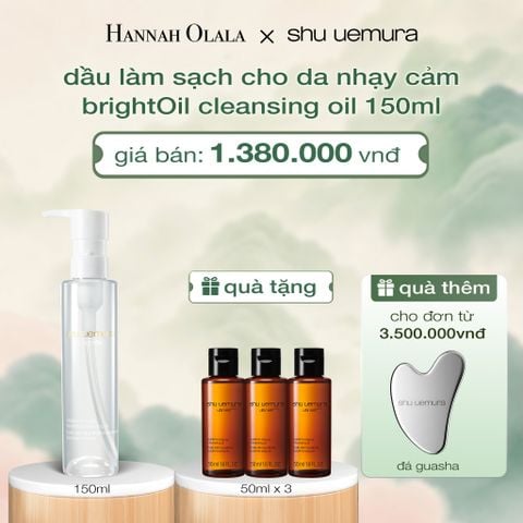  [MỚI] DẦU LÀM SẠCH VÀ TẨY TRANG 3 TRONG 1 BRIGHTOIL 150ML - LÀM SẠCH, TẨY TRANG, LÀM SÁNG - A153 