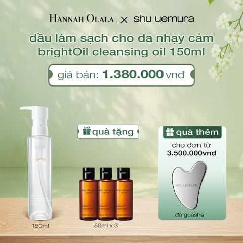  [MỚI] DẦU LÀM SẠCH VÀ TẨY TRANG 3 TRONG 1 BRIGHTOIL 150ML - LÀM SẠCH, TẨY TRANG, LÀM SÁNG - A680 