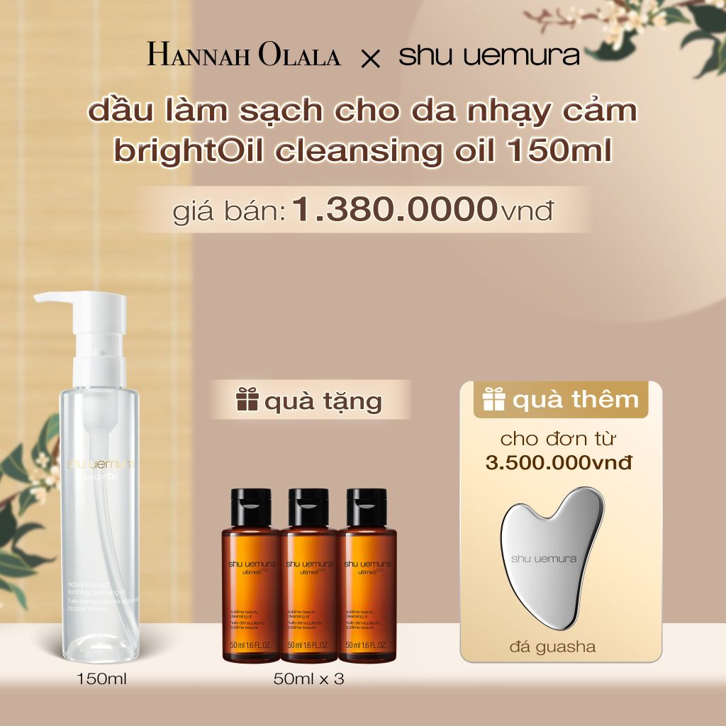  [MỚI] DẦU LÀM SẠCH VÀ TẨY TRANG 3 TRONG 1 BRIGHTOIL 150ML - LÀM SẠCH, TẨY TRANG, LÀM SÁNG - A680 