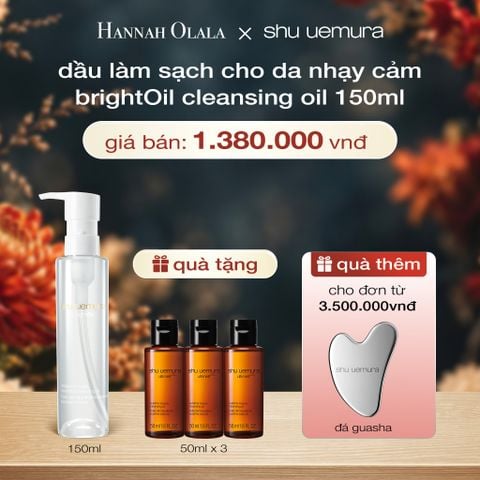  [MỚI] DẦU LÀM SẠCH VÀ TẨY TRANG 3 TRONG 1 BRIGHTOIL 150ML - LÀM SẠCH, TẨY TRANG, LÀM SÁNG - A153 