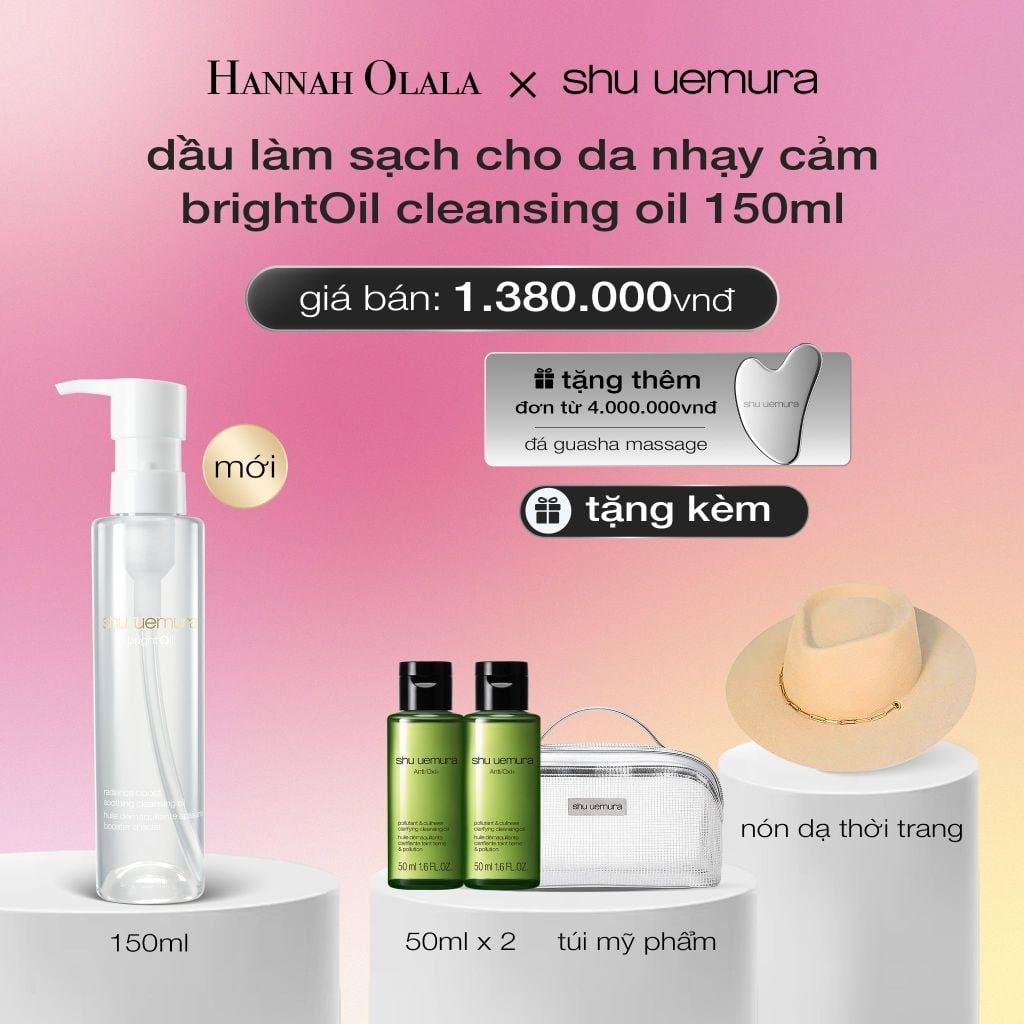  MỚI - DẦU LÀM SẠCH VÀ TẨY TRANG 3 TRONG 1 BRIGHTOIL 150ML - LÀM SẠCH, TẨY TRANG, LÀM SÁNG_A531 