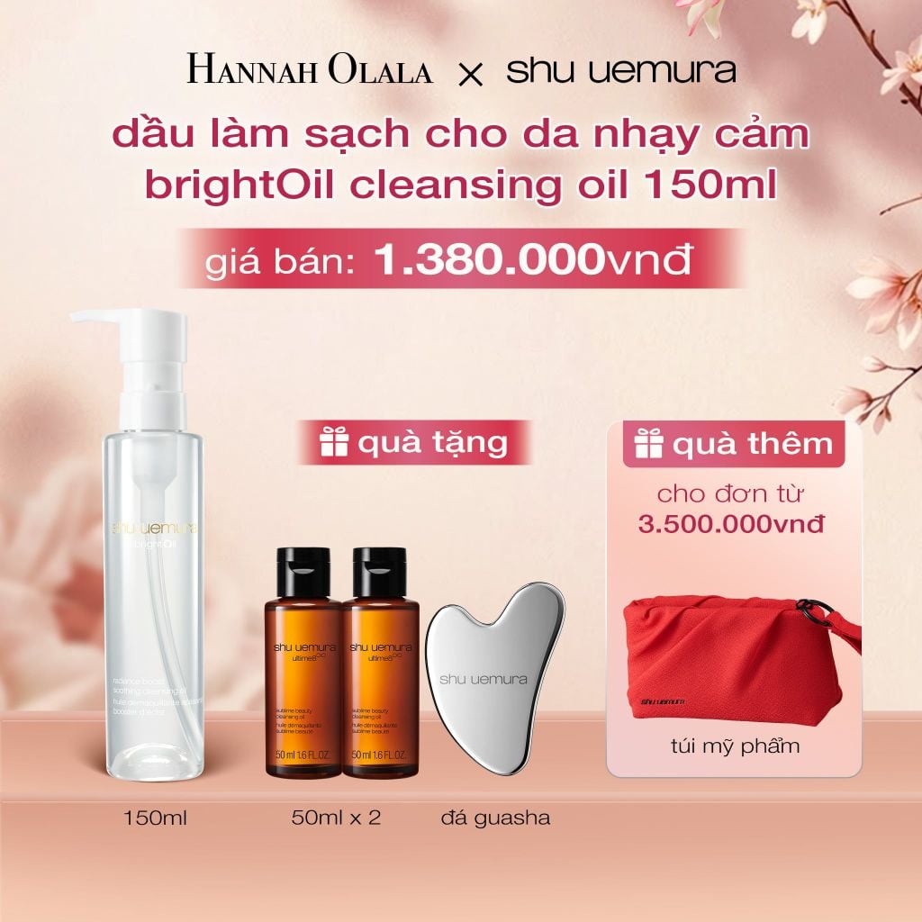  [MỚI] DẦU LÀM SẠCH VÀ TẨY TRANG 3 TRONG 1 BRIGHTOIL 150ML - LÀM SẠCH, TẨY TRANG, LÀM SÁNG - A980 