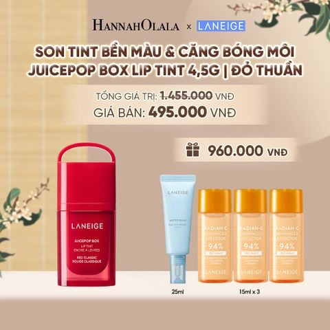  MỚI - LANEIGE SON TINT BỀN MÀU & CĂNG BÓNG MÔI JUICEPOP BOX LIP TINT 4.5G - A572 