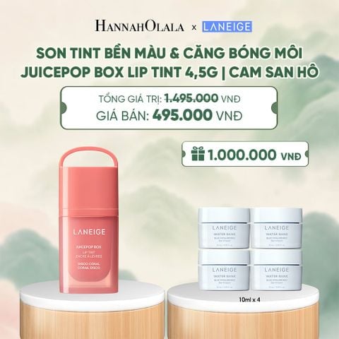  MỚI - LANEIGE SON TINT BỀN MÀU & CĂNG BÓNG MÔI JUICEPOP BOX LIP TINT 4.5G - A1656 