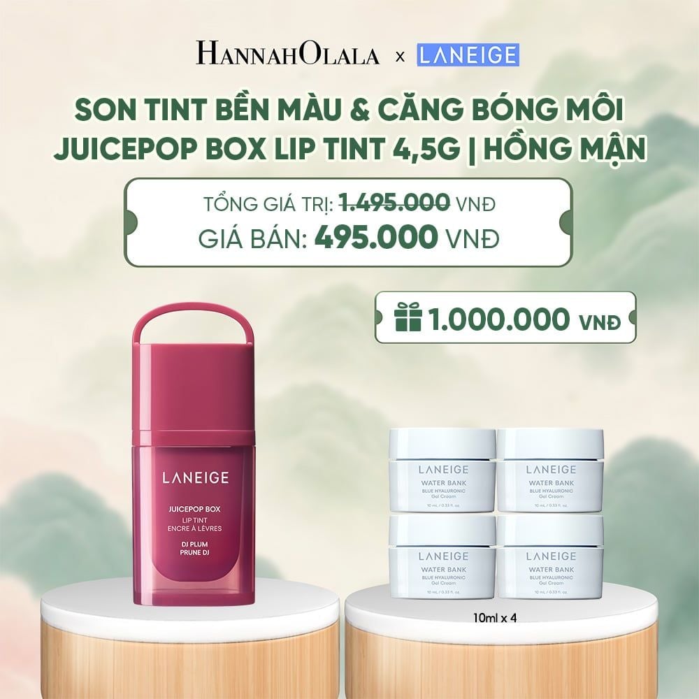  MỚI - LANEIGE SON TINT BỀN MÀU & CĂNG BÓNG MÔI JUICEPOP BOX LIP TINT 4.5G - A1656 