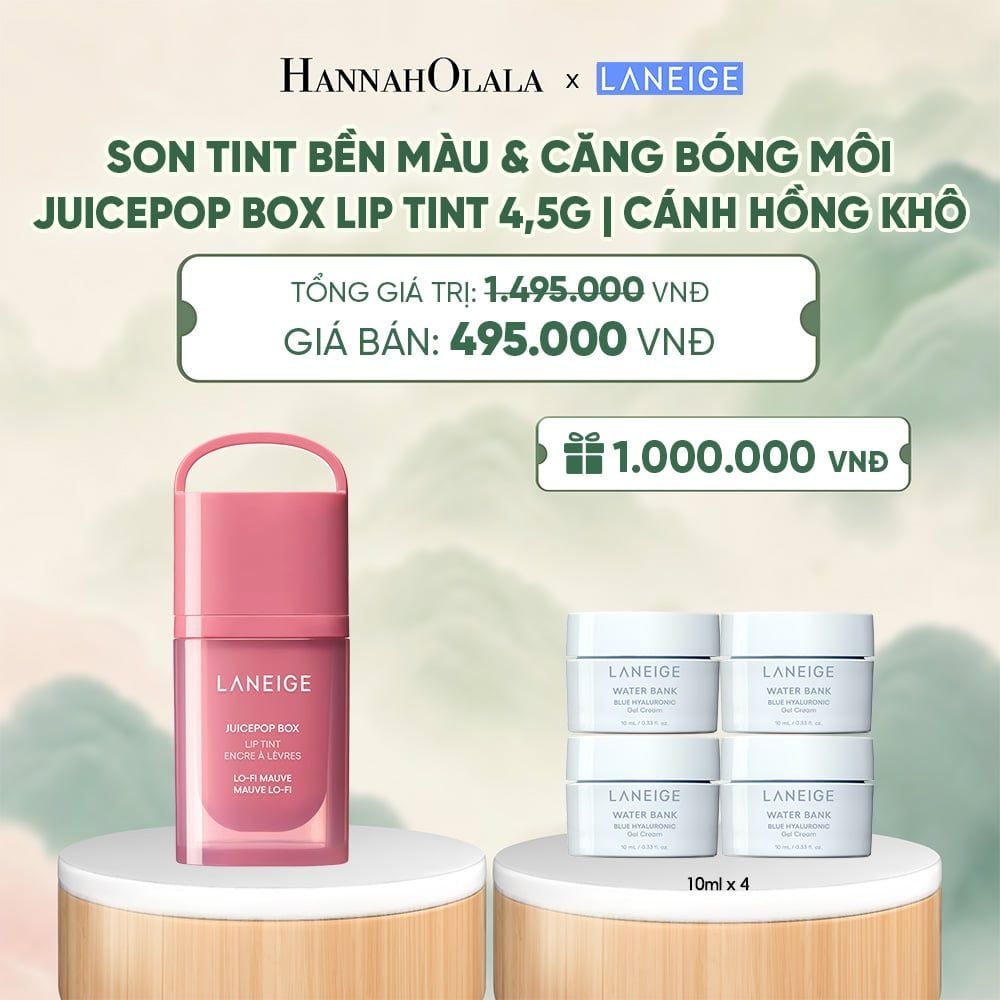  MỚI - LANEIGE SON TINT BỀN MÀU & CĂNG BÓNG MÔI JUICEPOP BOX LIP TINT 4.5G - A1656 