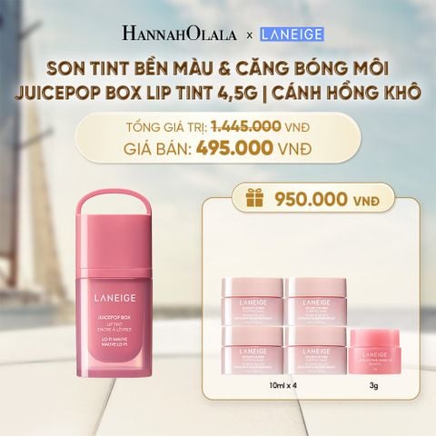  MỚI - LANEIGE SON TINT BỀN MÀU & CĂNG BÓNG MÔI JUICEPOP BOX LIP TINT 4.5G - A597 