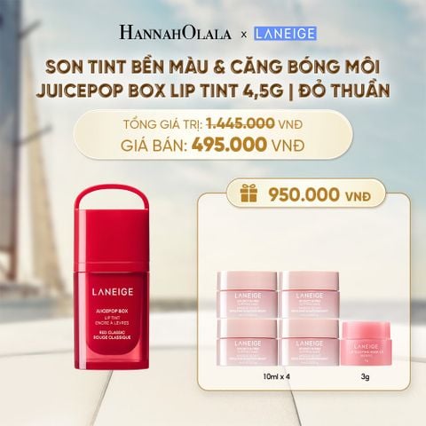  MỚI - LANEIGE SON TINT BỀN MÀU & CĂNG BÓNG MÔI JUICEPOP BOX LIP TINT 4.5G - A597 