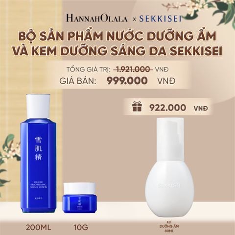  BỘ SẢN PHẨM NƯỚC DƯỠNG ẨM VÀ KEM DƯỠNG SÁNG DA SEKKISEI - A446 