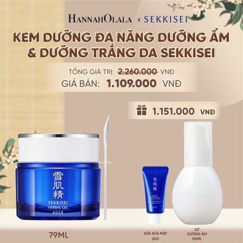  KEM DƯỠNG ĐA NĂNG DƯỠNG ẨM & DƯỠNG TRẮNG DA SEKKISEI - A445 