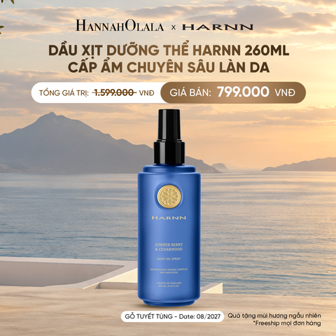  [SALE CẬN DATE] DẦU XỊT DƯỠNG THỂ HARNN 260ML - CẤP ẤM CHUYÊN SÂU LÀN DA 