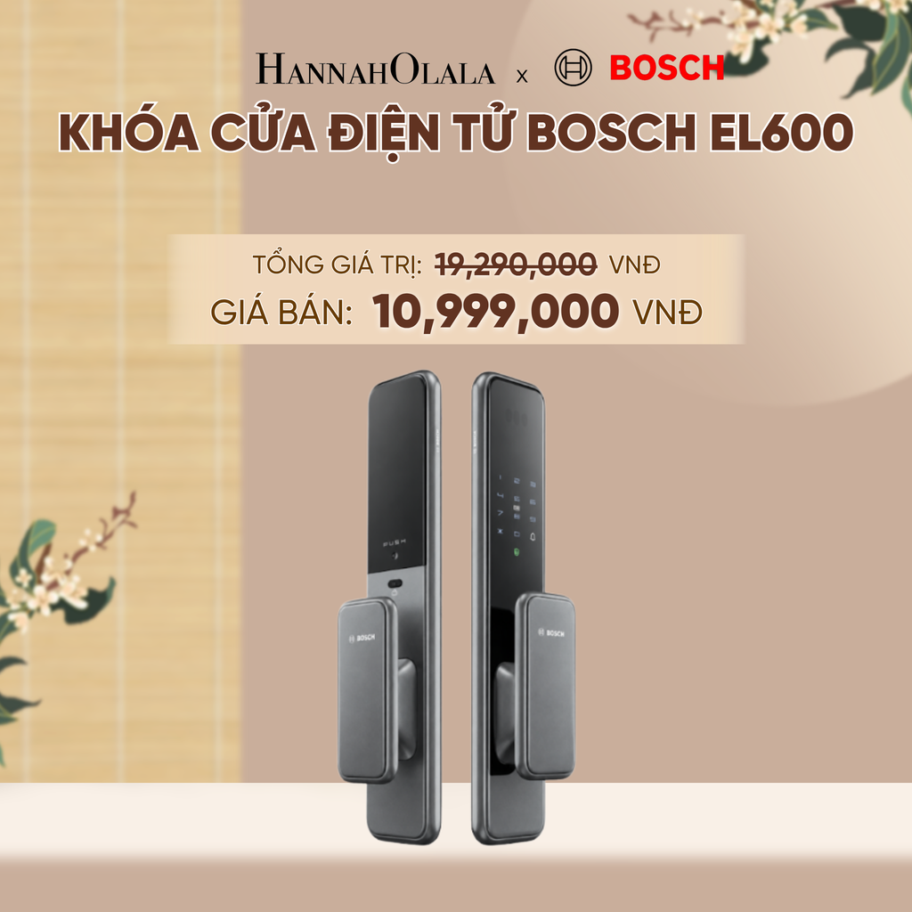  KHÓA CỬA ĐIỆN TỬ BOSCH EL600 - A1324 