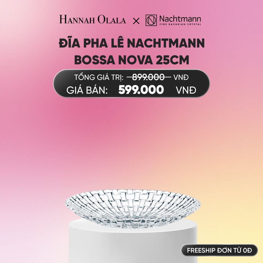  ĐĨA PHA LÊ NACHTMANN BOSSA NOVA 25CM_A958 