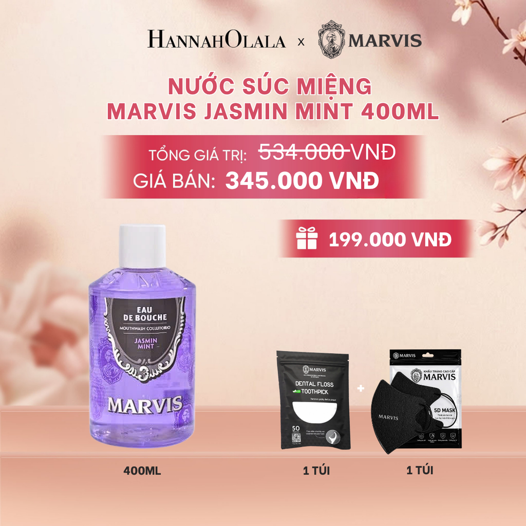  NƯỚC SÚC MIỆNG MARVIS MOUTHWASH 400ML - A1258 