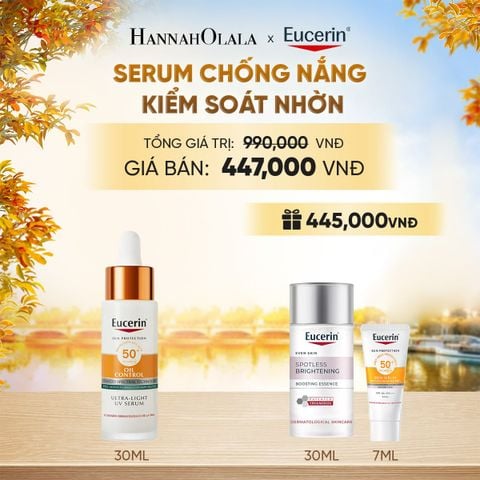  SERUM CHỐNG NẮNG KIỂM SOÁT DẦU EUCERIN OIL CONTROL ULTRA-LIGHT UV DAILY SERUM SPF50+ PA++++ 30ML - E911 