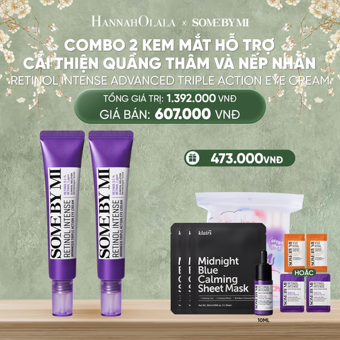  DEAL 4: COMBO 02 PCS KEM DƯỠNG MẮT RETINOL NGĂN NGỪA LÃO HÓA 30ML 