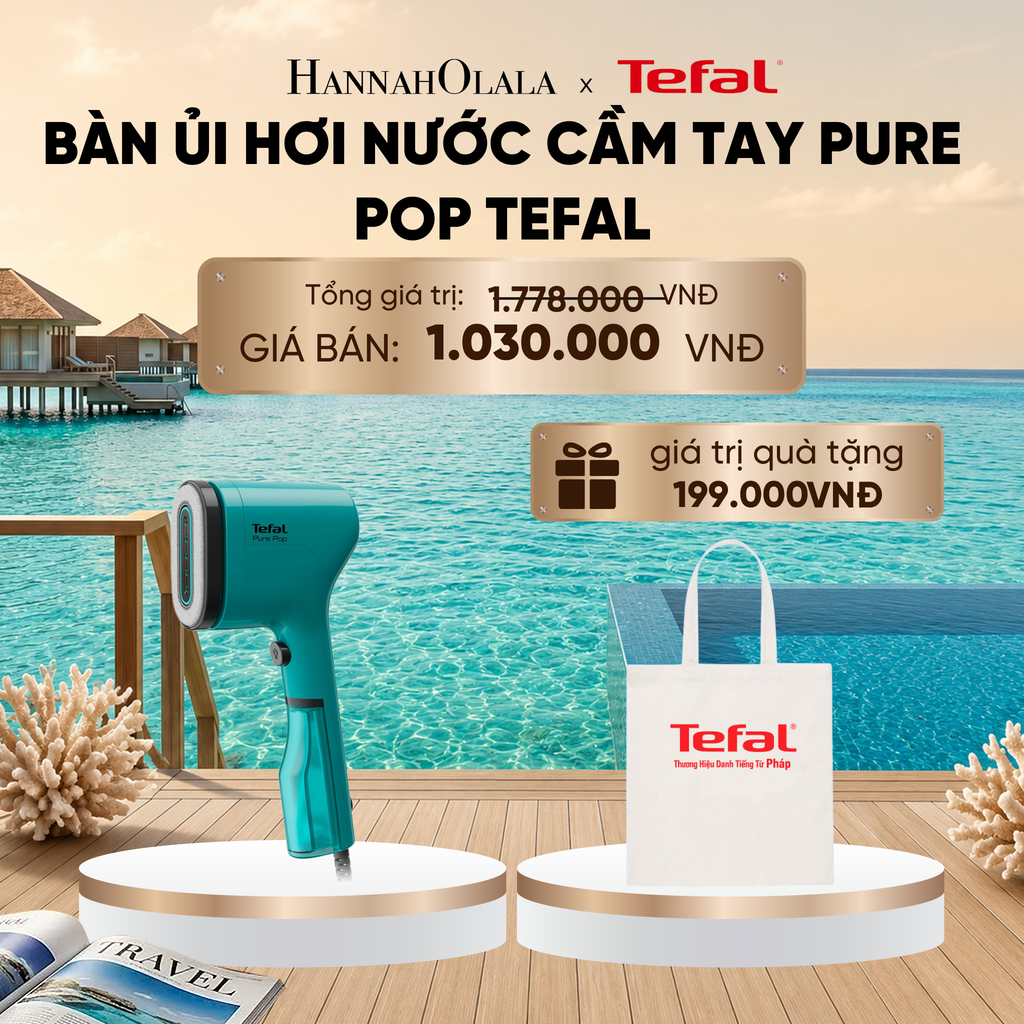  BÀN ỦI HƠI NƯỚC CẦM TAY PURE POP TEFAL_ D500 