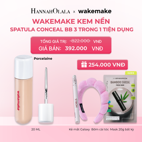  KEM NỀN WAKEMAKE SPATULA CONCEAL BB 3 TRONG 1 TIỆN DỤNG 