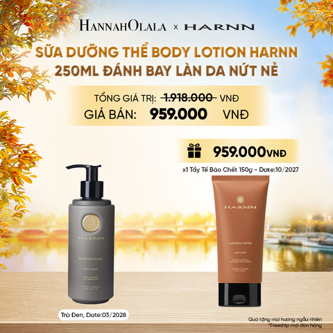  SỮA DƯỠNG THỂ BODY LOTION HARNN 250ML ĐÁNH BAY LÀN DA NỨT NẺ - E227 