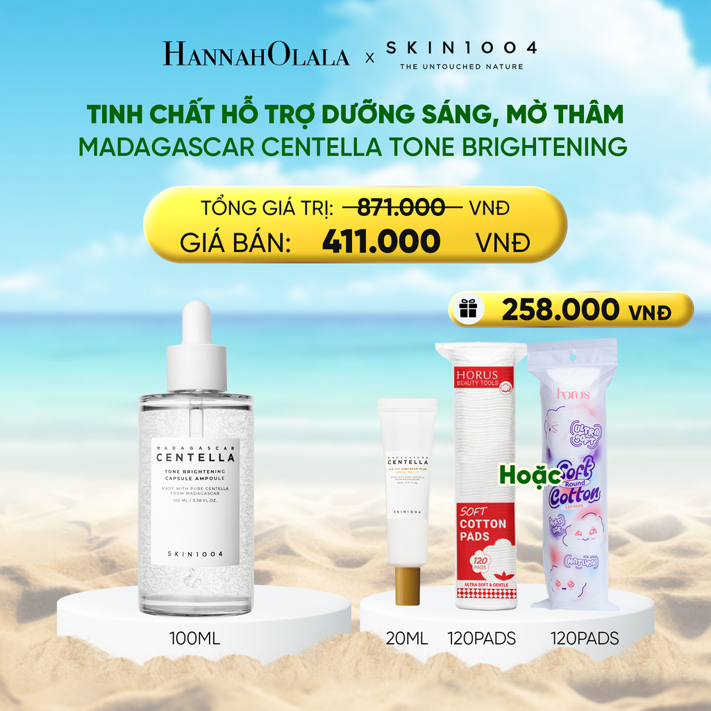  DEAL 5: SKIN1004 TINH CHẤT MADAGASCAR CENTELLA TONE BRIGHTENING CAPSULE AMPOULE 100ML 
